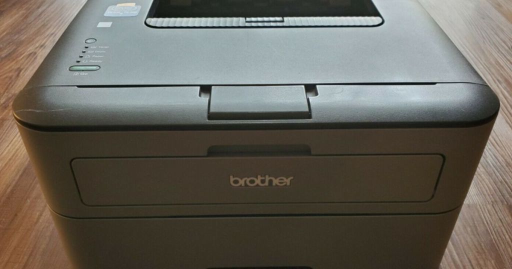 Brother Laser Printer on Table