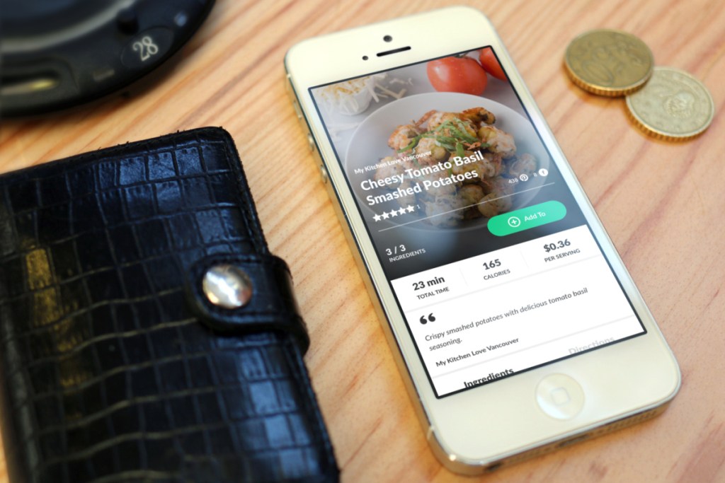 Frugal cooking - Cooklist App