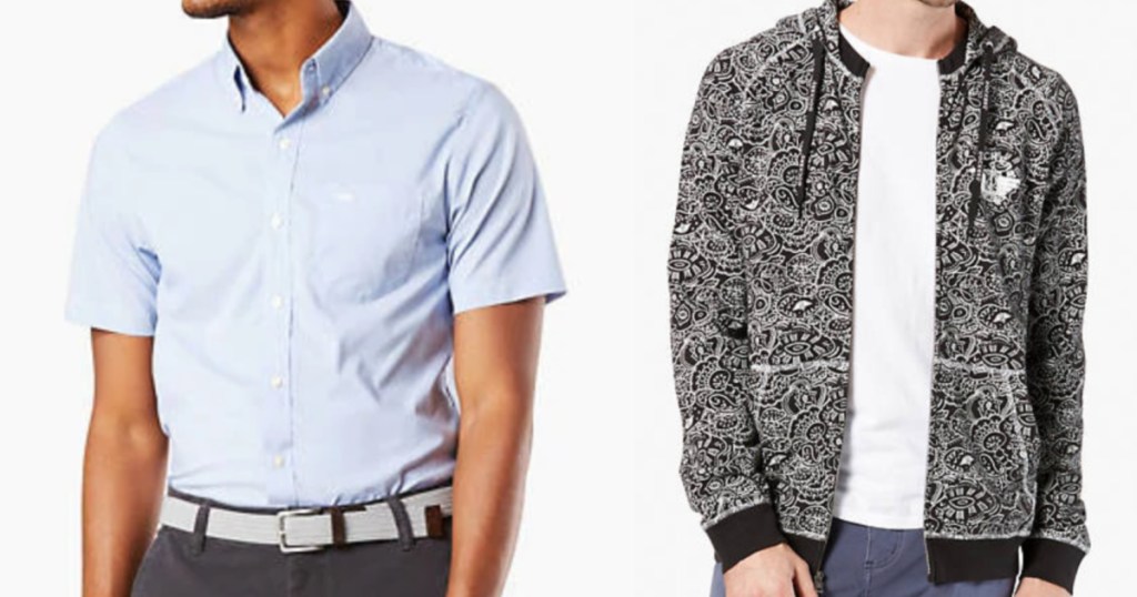 Dockers men's shirt and hoodie