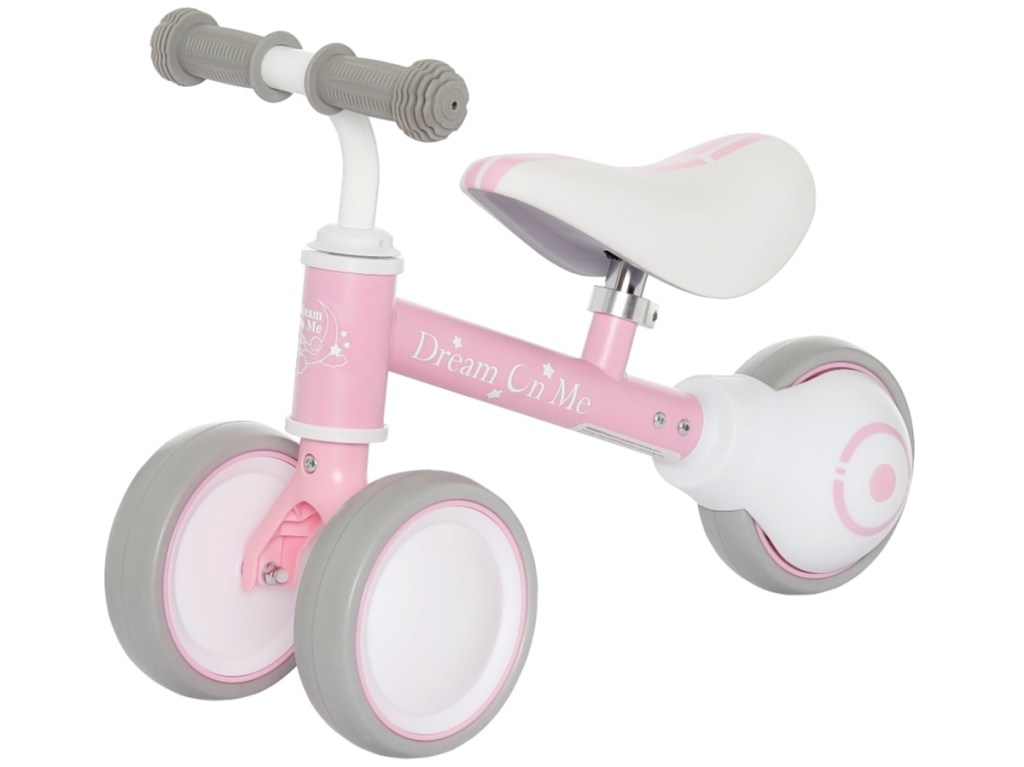 light pink girls bike