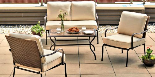 Hampton Bay 4-Piece Patio Set Just $399.50 Delivered on HomeDepot.com (Regularly $799)