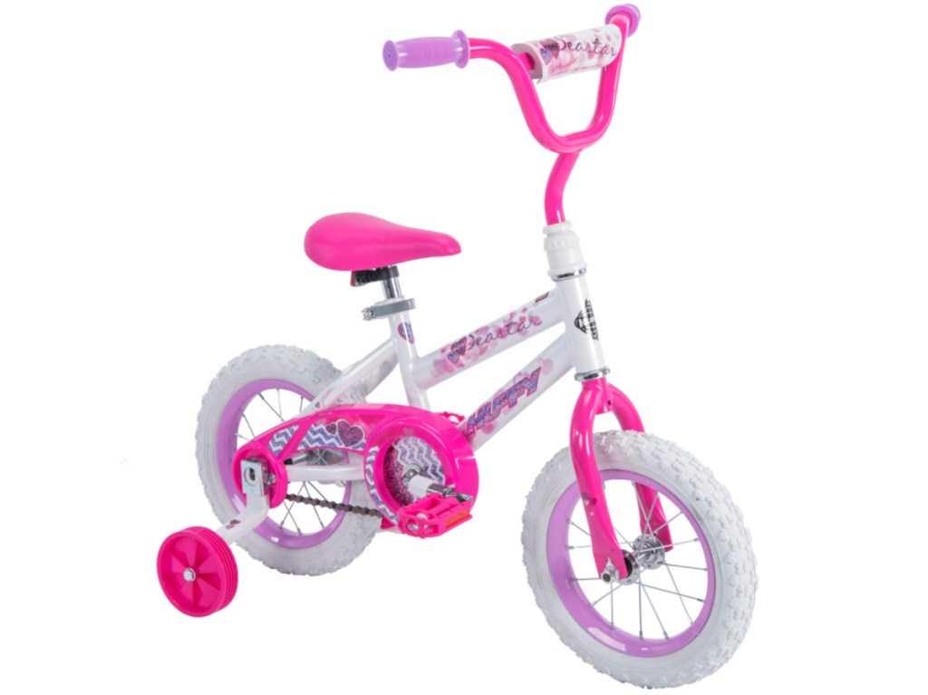 pink girls bike