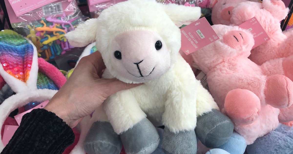 Hand holding Lamb from Michaels