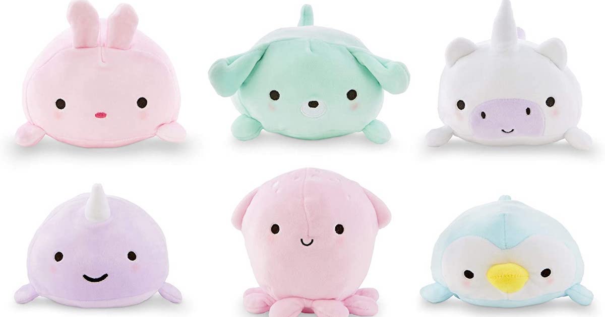six plush characters