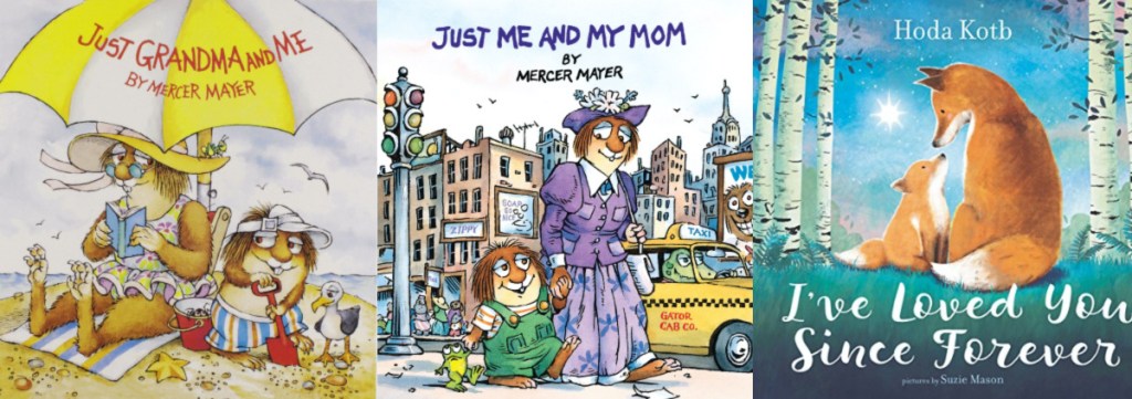 three kids books covers