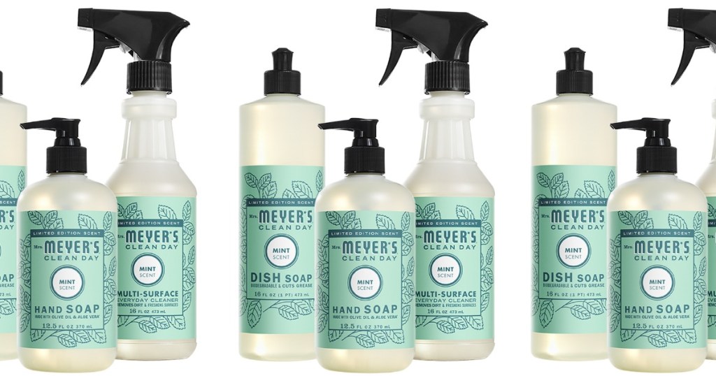 Mrs. Meyer's Clean Day Kitchen Variety Pack in mint
