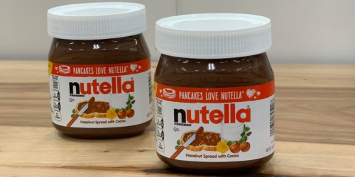 Large Nutella Chocolate Hazelnut Spread Jar Just $6.63 on Amazon | Great on Pancakes, Waffles & More