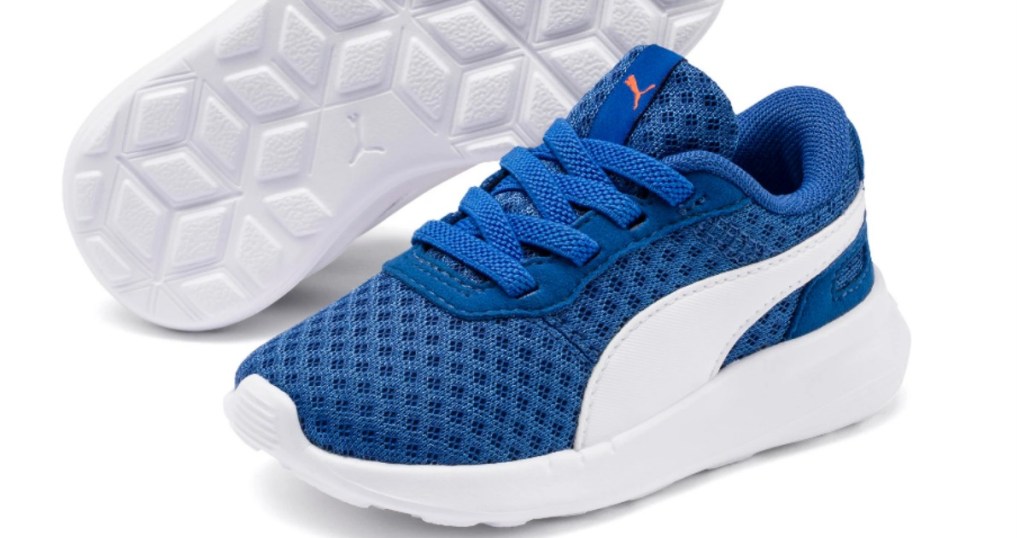 PUMA blue toddler shoes