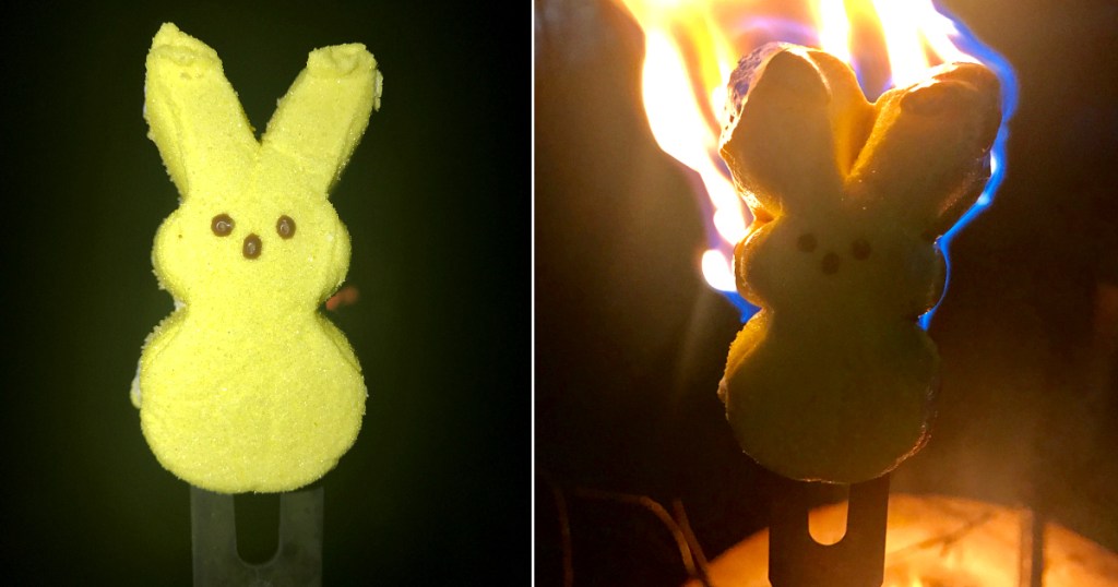 easter peeps on skewer