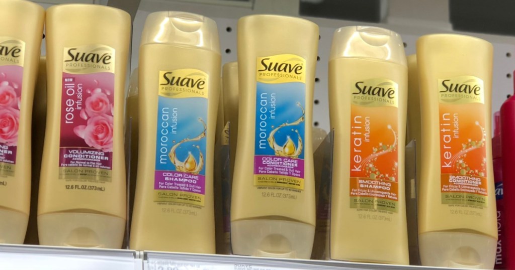 Suave shampoo and conditioner