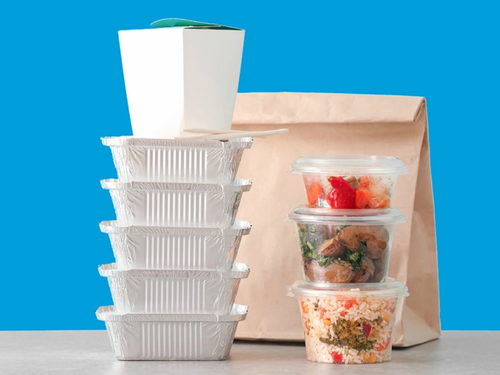TakeOut Food on counter