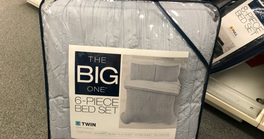 bedding set in a bag