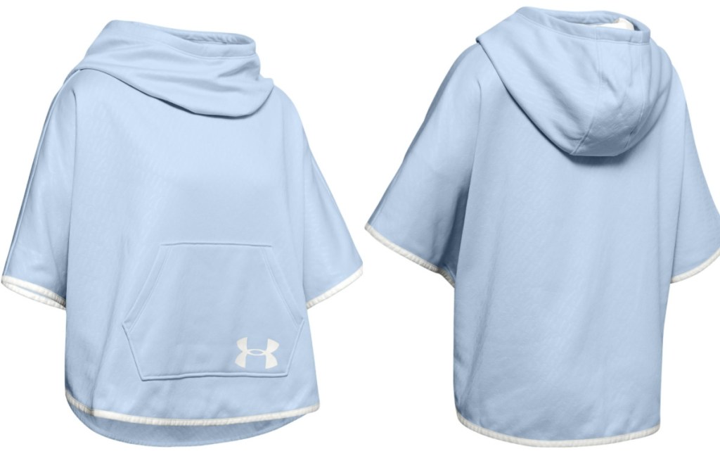 girl's light blue sporty cape