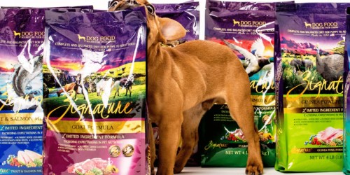 FREE Sample of Zignature Dog Food