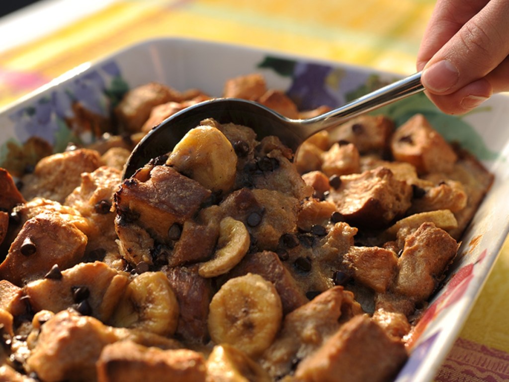 Chocolate Peanut Butter Banana French Toast