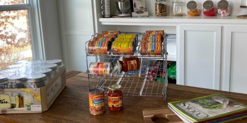 This Stackable Can Rack Organizer From Amazon is a Pantry Must-Have