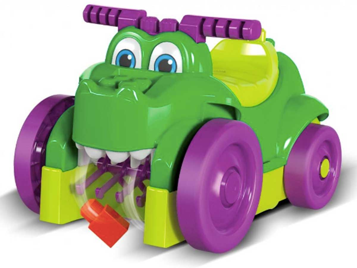 stock image of the mega blocks crocodile