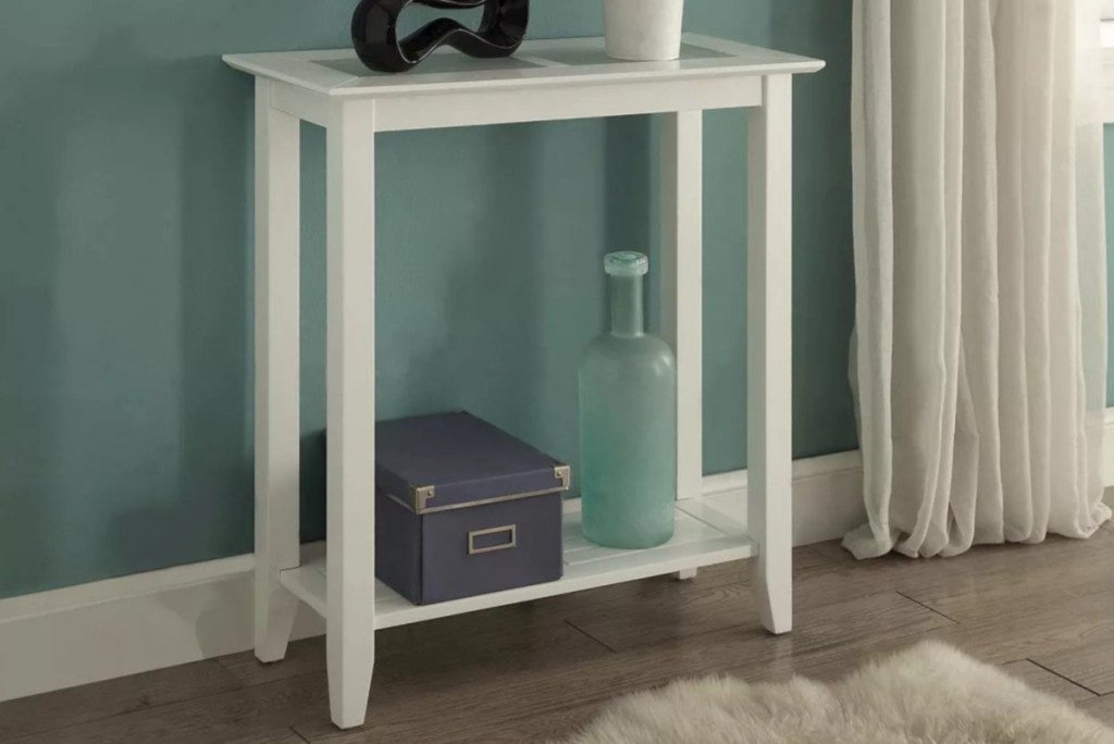 johar furniture carmel hall table at target with vase on top 