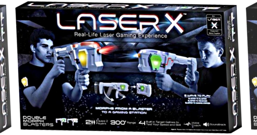 laser X morph blasters box