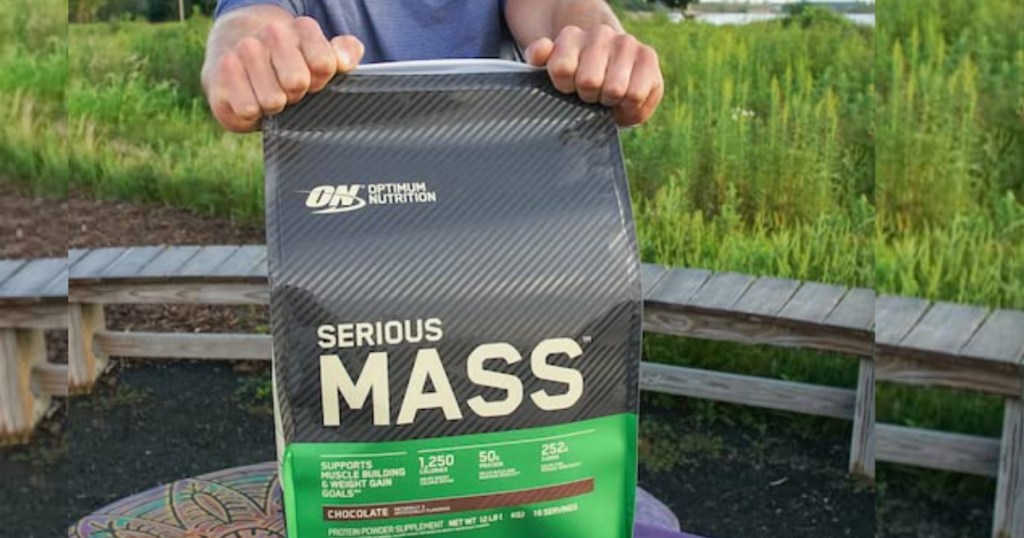 optimum nutrition serious mass bag