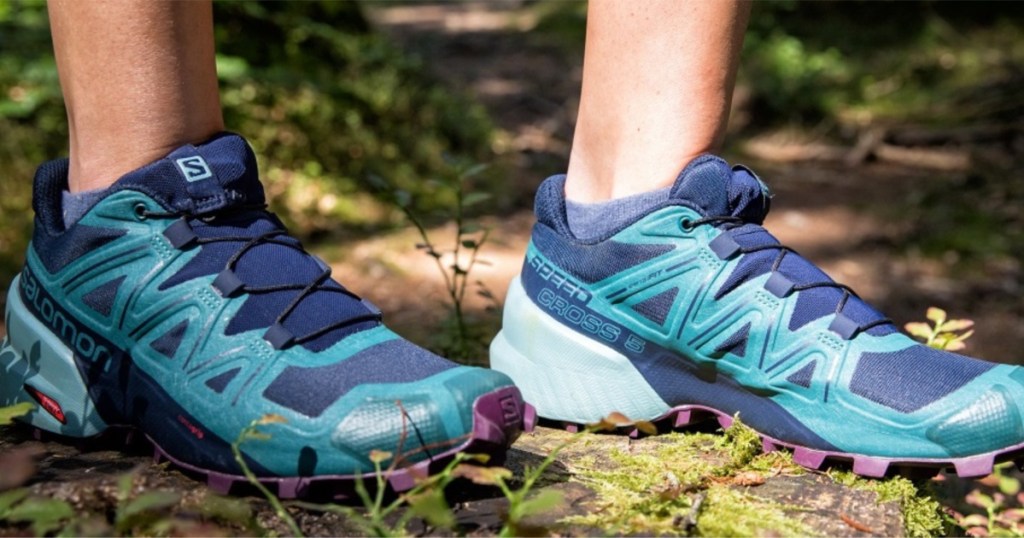 salomon shoes on trail