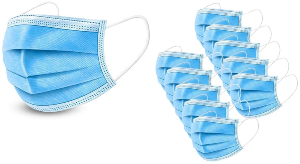 100-Count Disposable Non-Medical Face Masks