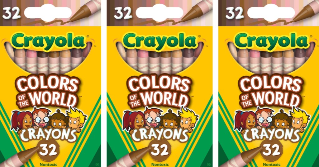 32-Pack of Crayola Colors of the World Crayons