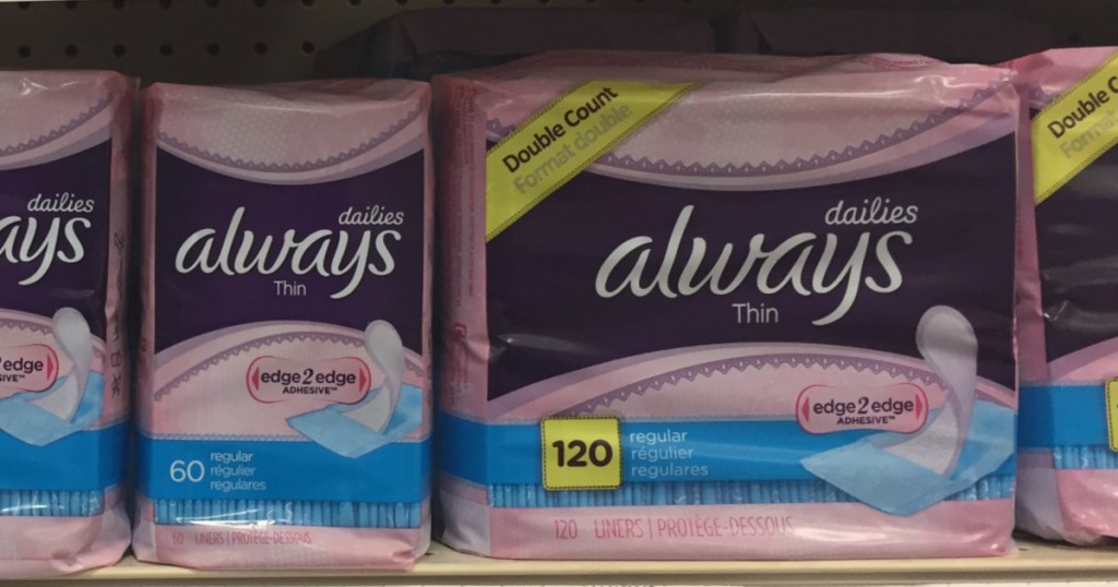 always dailies on store shelf