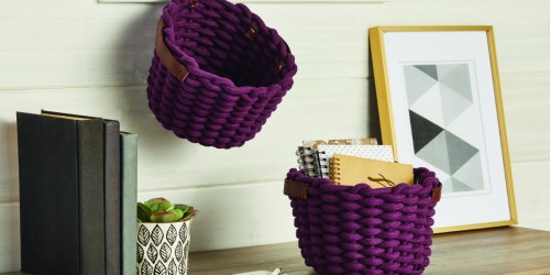 TWO Better Homes & Gardens Rope Baskets Just $9.98 on Walmart.com (Regularly $20)