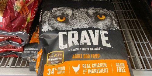 Crave High Protein Dog Food 22-Pound Bag Only $21.93 Shipped on Amazon (Regularly $45)