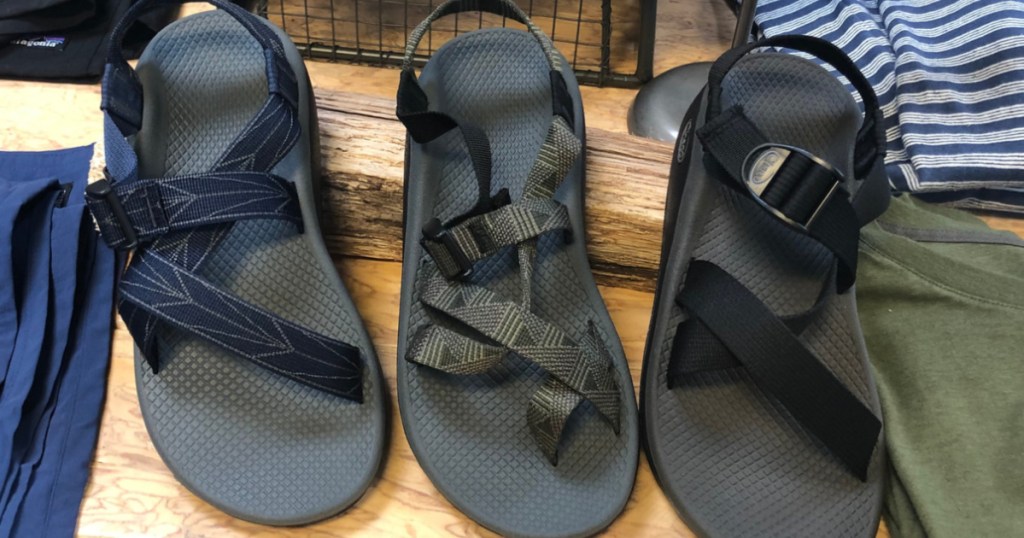 3 pairs of adult Chaco sandals