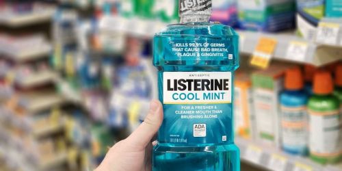 Listerine Mouthwash as Low as 37¢ After Rebate on Amazon