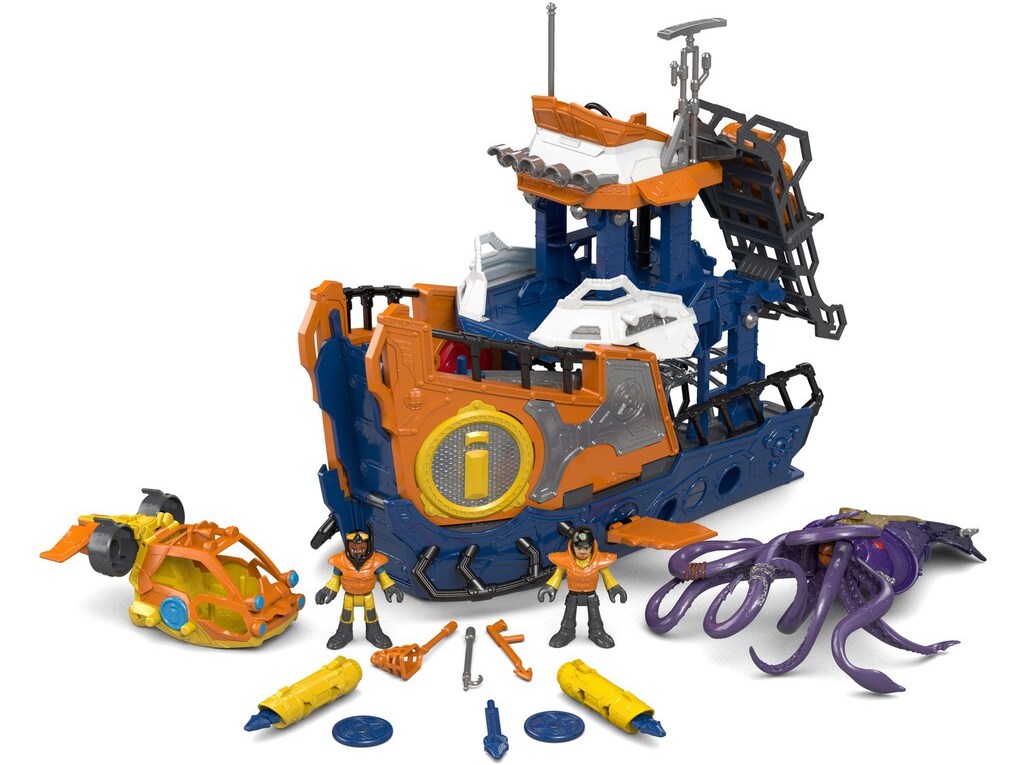 toy boat and accessories