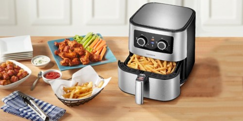 Insignia Stainless Steel Analog Air Fryer Just $39.99 Shipped on BestBuy.com (Regularly $100)