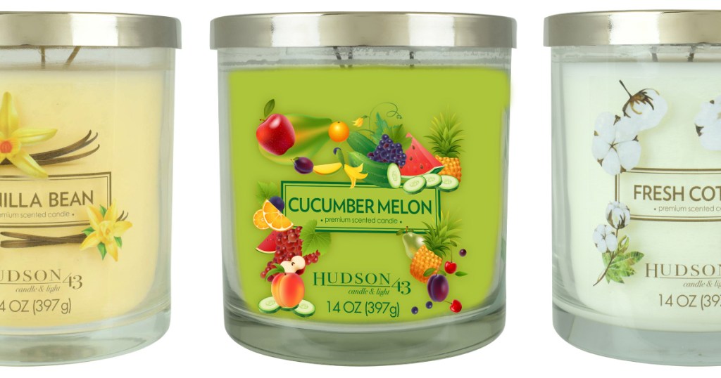 Joann Hudson 43 Candle with cucumber melon, vanilla bean, and fresh cotton