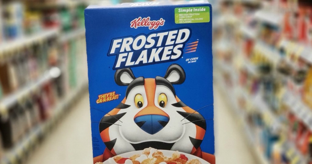 box of Frosted Flakes