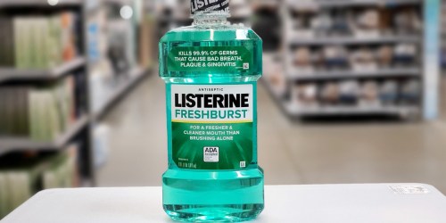 3 Bottles of Listerine Mouthwash Liters Only $9 Shipped on Amazon | Just $3 Each