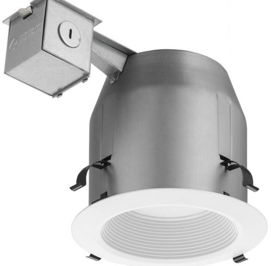 one recessed lighting fixture