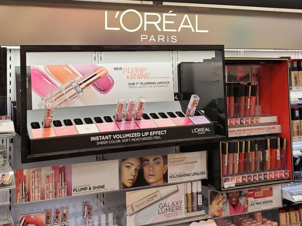 L'oreal shelf at CVS