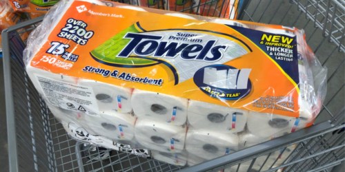 Paper Towels & Toilet Paper In-Stock NOW on Sam’s Club