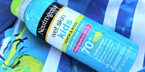 4 Neutrogena Wet Skin Kids Sunscreen Sprays Only $16.38 Shipped on Amazon | Just $4.09 Each