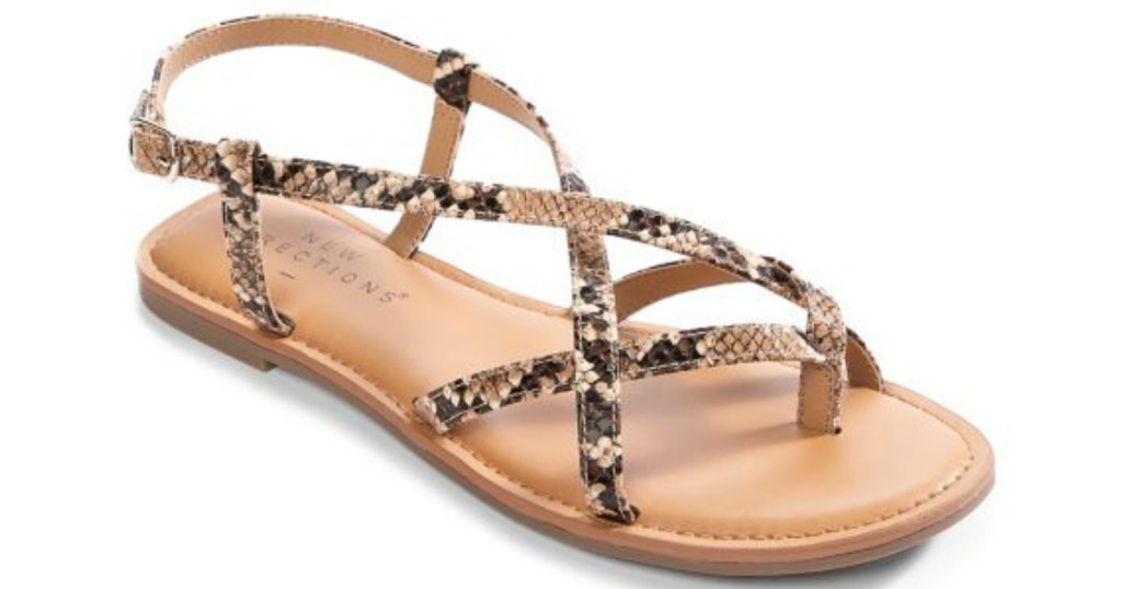 New Directions Snake Sandals