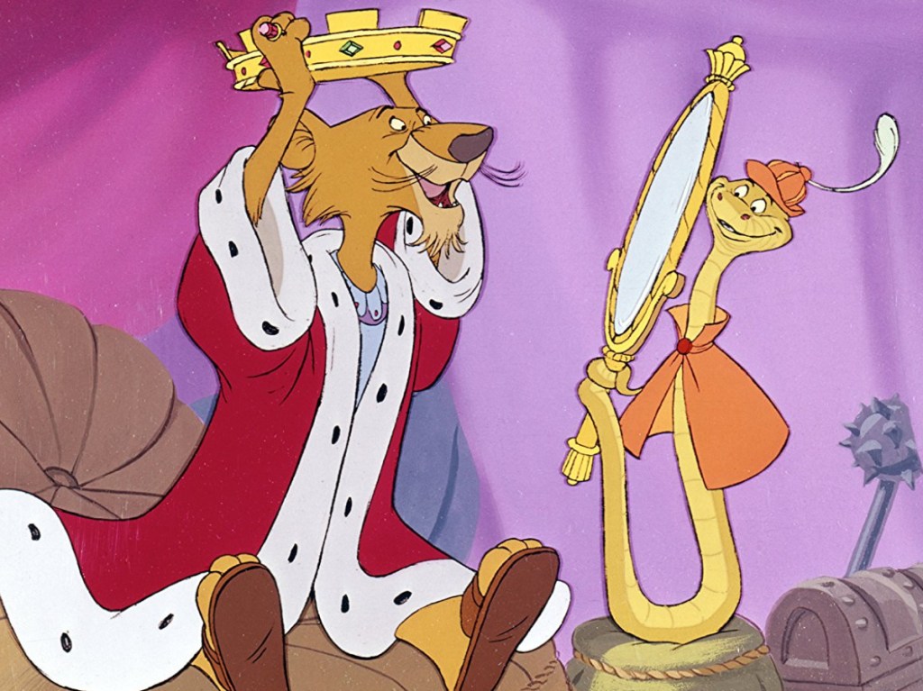 Disney's Robin Hood with sheriff and Snake dancing