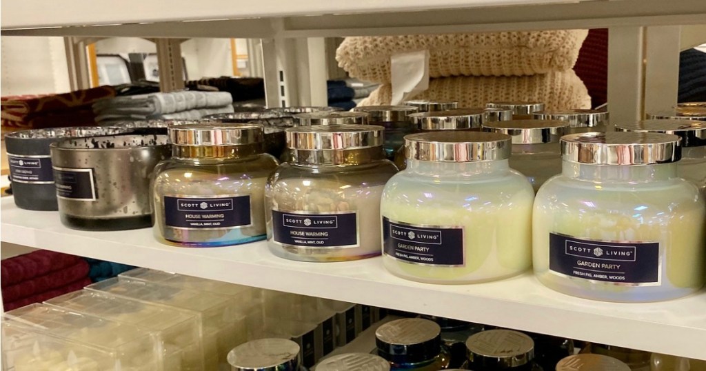 Scott Living Spa Candles on Kohl's Shelf