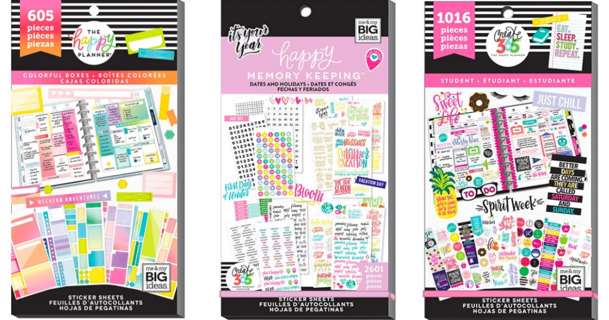 The Happy Planner sticker books 