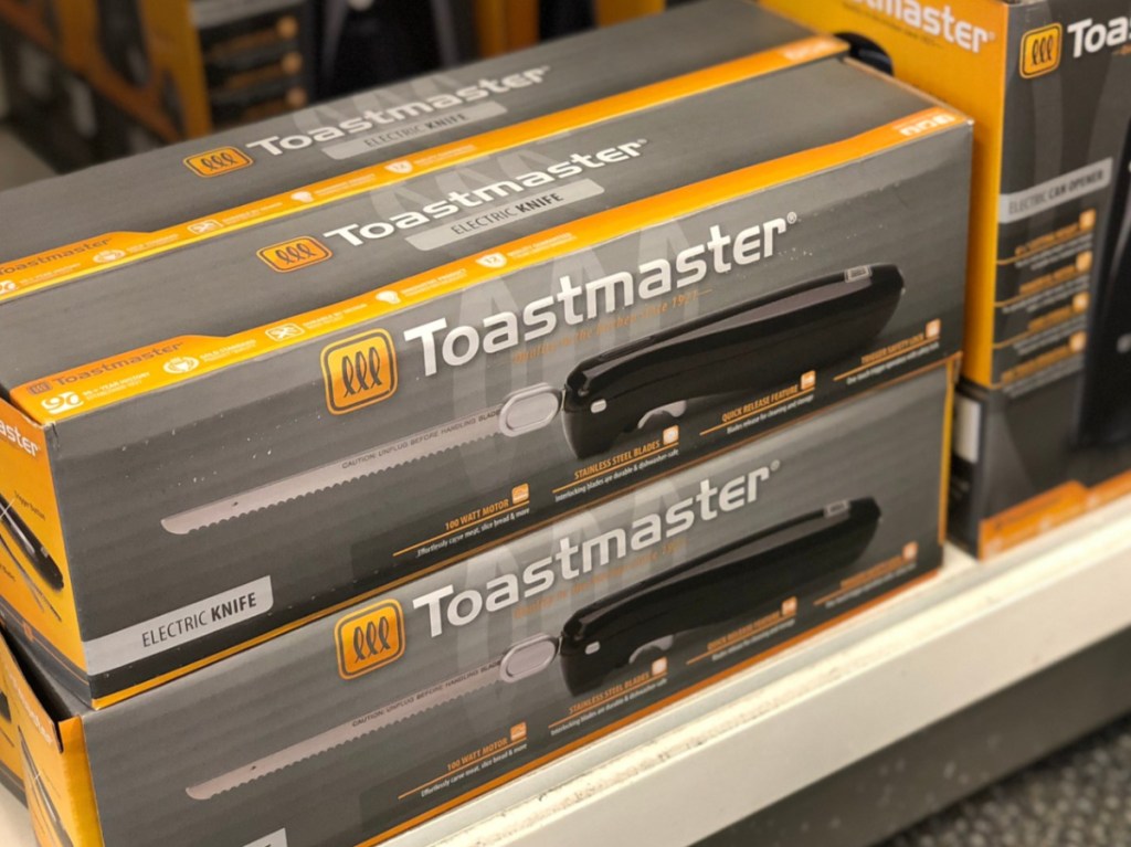 Toastmaster Electrice Knife on store shelf at kohl's