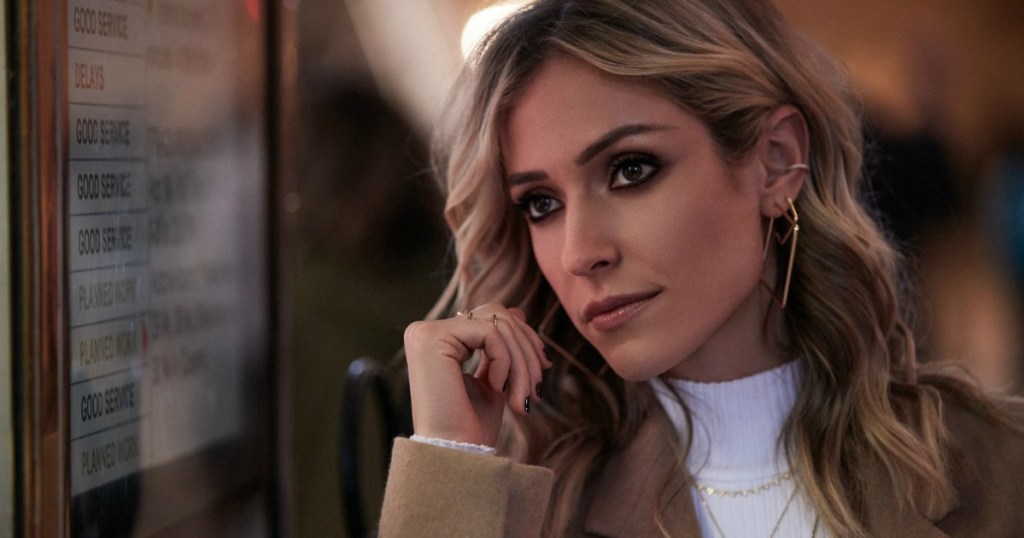 Kristin Cavallari modeling for a picture with jewelry on