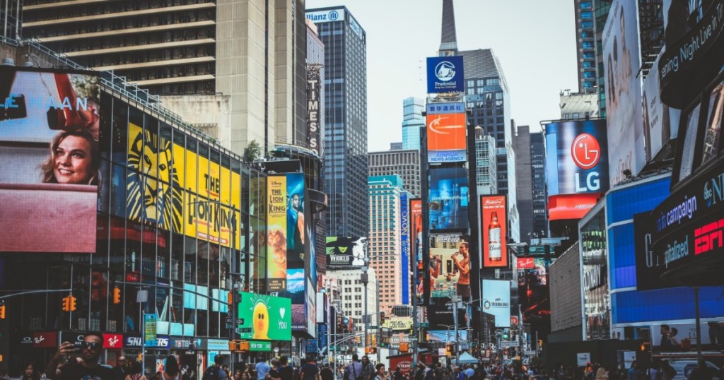 broadway in new york city