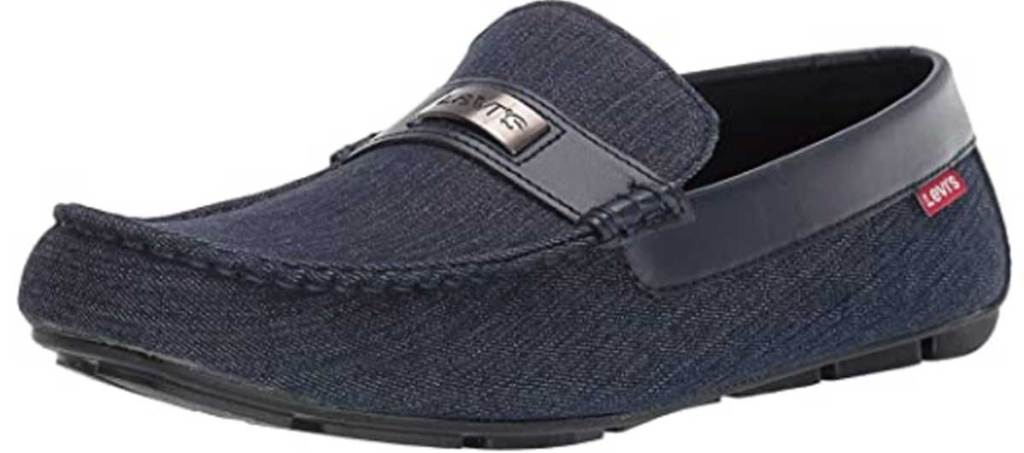 mens loafers in navy