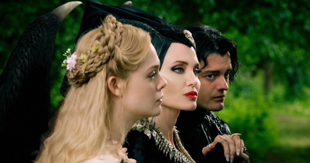 screenshot of the cast of disneys maleficent mistress of evil movie